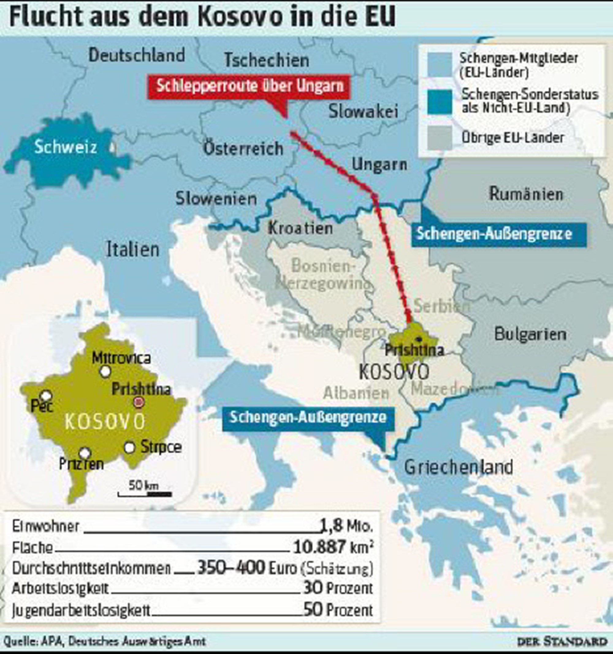 Kosovo: Wer wegkann, geht weg - Serie: Menschen auf der Flucht