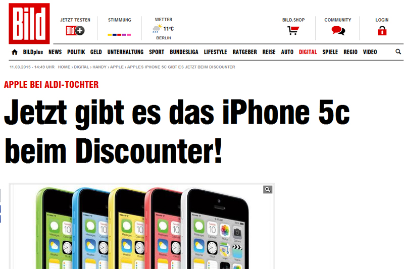Osi Iphones Hofer Angebot Sorgt In Deutschland Fur Schlagzeilen