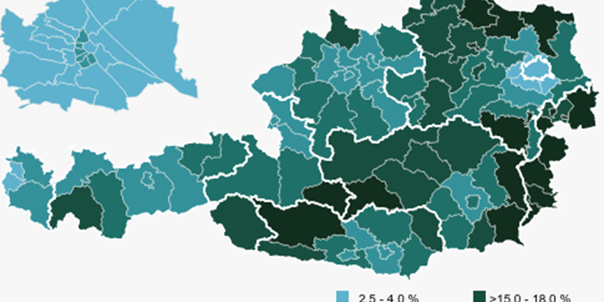 Verteilung der Pendler in Österreich - Die Karte - derStandard.at