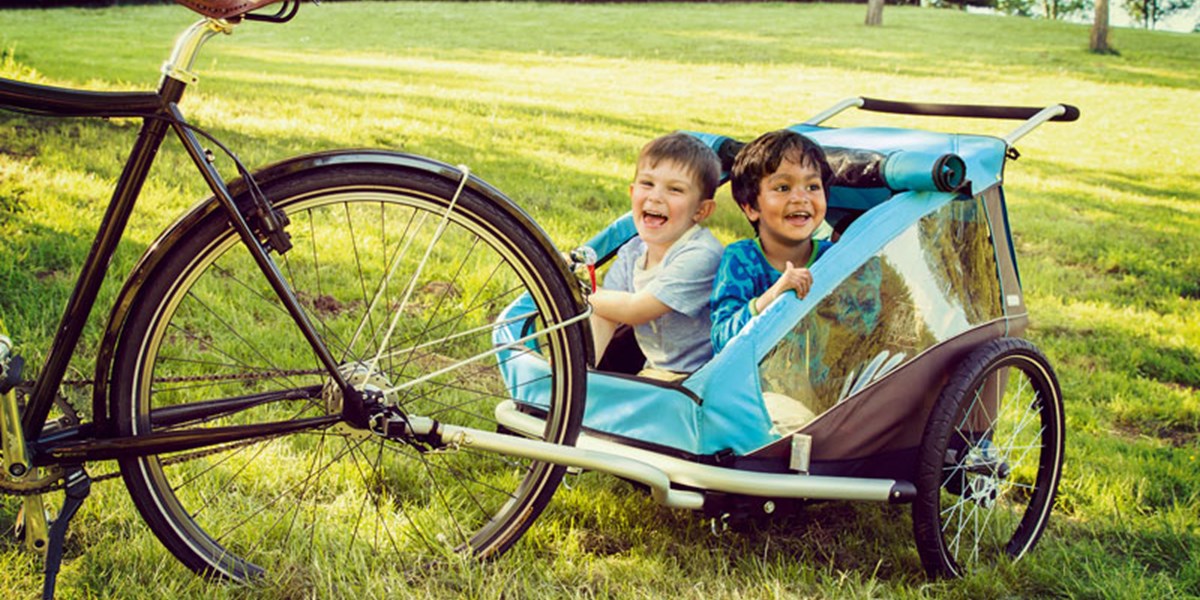 Sicher unterwegs mit dem RadKinderanhänger Fahrrad