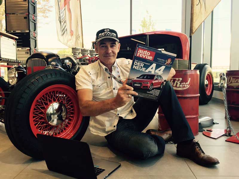 Christian Clerici moderiert MotorMagazin auf ATV ATV derStandard