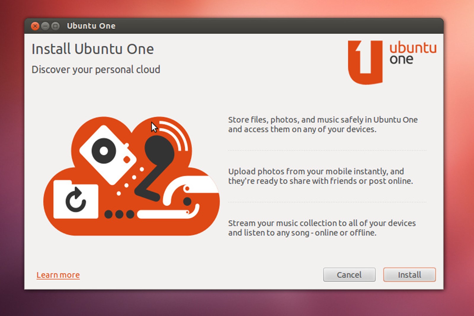 Как удалить ubuntu one