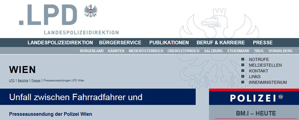 Leidensform Und Unfallmeldung Fahrrad Kolumne Radkasten Derstandard At Lifestyle