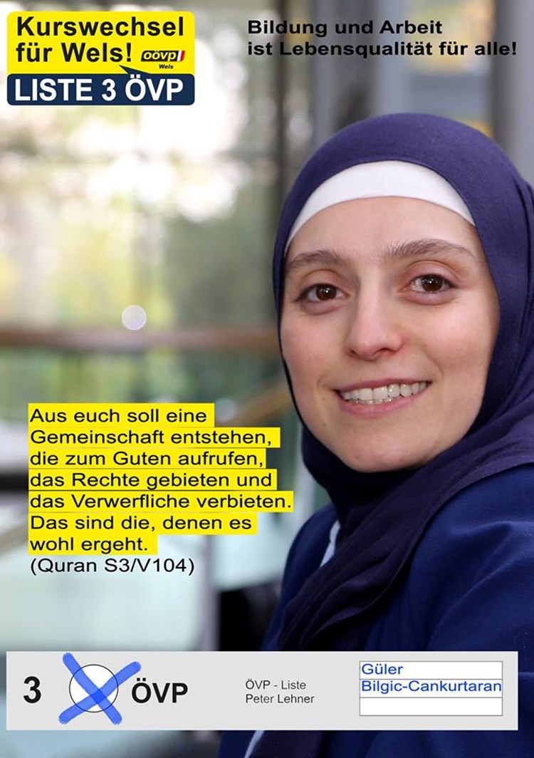 Wels Ovp Kandidatin Warb Mit Koran Zitat Oberosterreich Derstandard At Inland