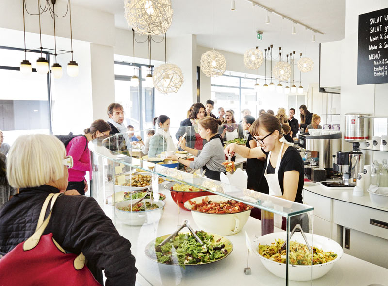 Hidden Kitchen Park Salatschleuder, neusachlich Lokale im 3. Bezirk
