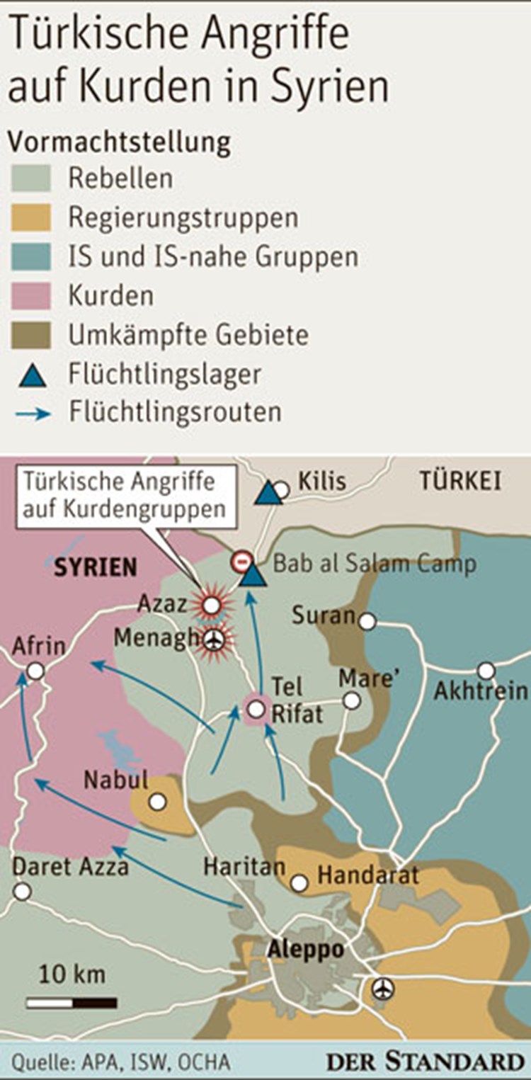Turkei Kampft Um Ihren Einfluss In Syrien Turkei Derstandard At International