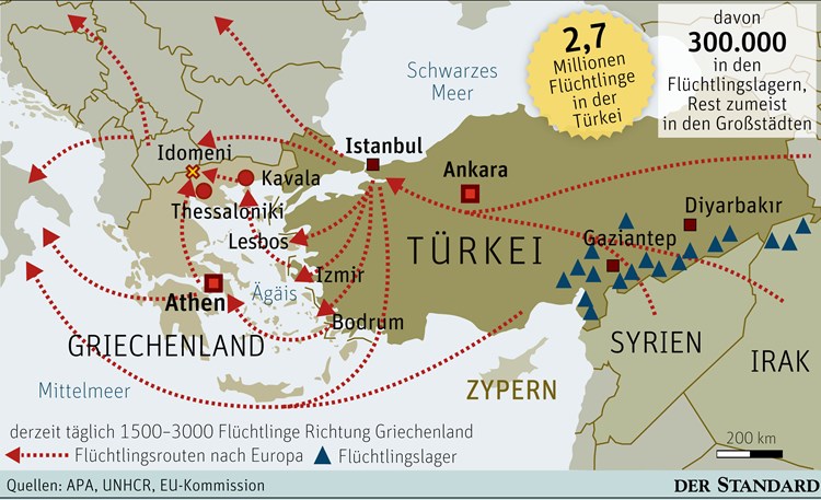 Fluchtlinge Neue Route Konnte Uber Bulgarien Fuhren Auf Der Flucht Derstandard At Panorama