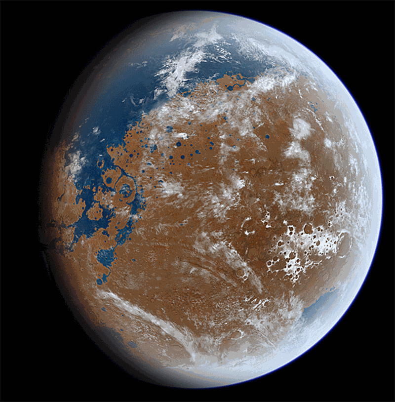 Megatsunamis auf dem Mars Astronomie  derStandard at 