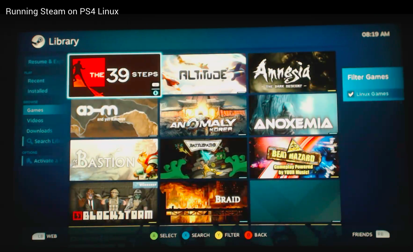 Hacker bringt Steam und PCSpiele auf Playstation 4 Konsolen derStandard.at › 