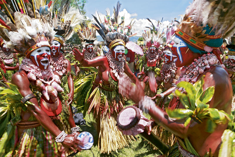 Zaungast beim größten indigenen Festival der Welt in Papua-Neuguinea