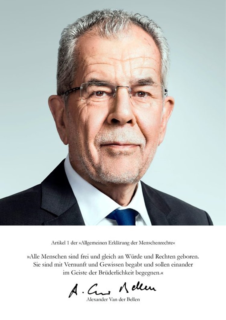 Fur Schulen Und Botschaften Offizielles Van Der Bellen Portratfoto Bundesprasident Derstandard At Inland