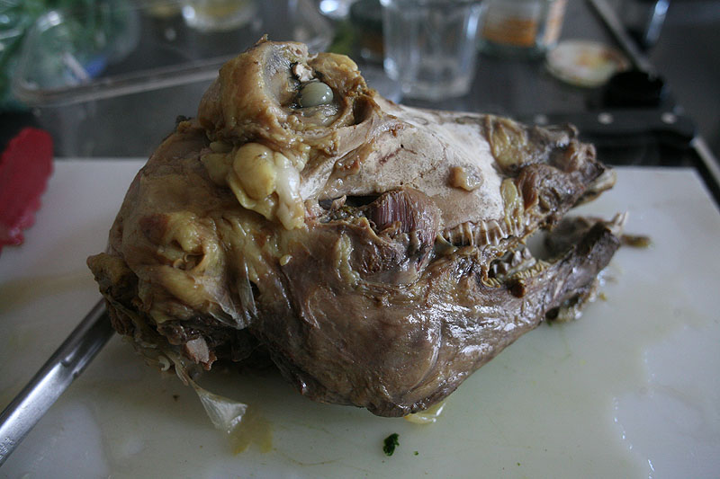 Kaleh Pacheh: Schafskopf zum Frühstück - Gruß aus der Küche