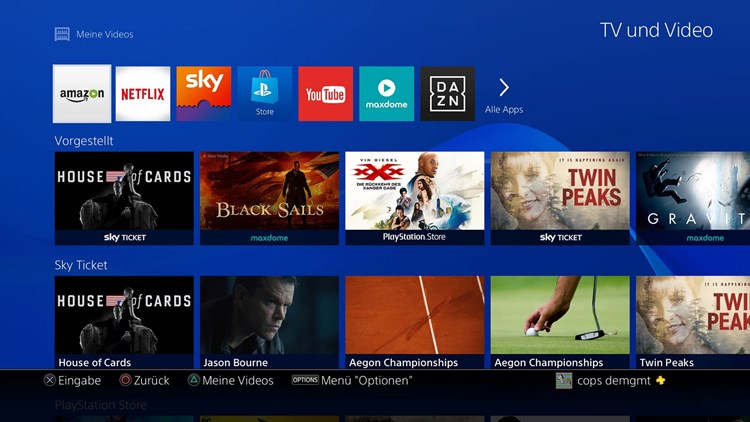 Ps4 Neue Tv App Bundelt Videos Von Netflix Sky Youtube Amazon Und Co Konsolen Derstandard At Web