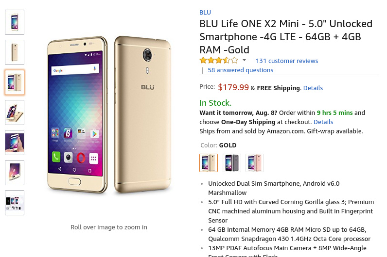 Amazon nimmt Blu-Smartphones wieder ins Angebot - IT ...