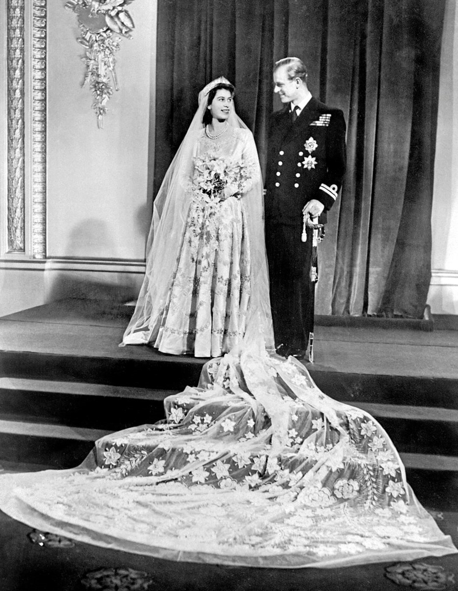 Queen Elizabeth und Philip feierten ihren 70. Hochzeitstag