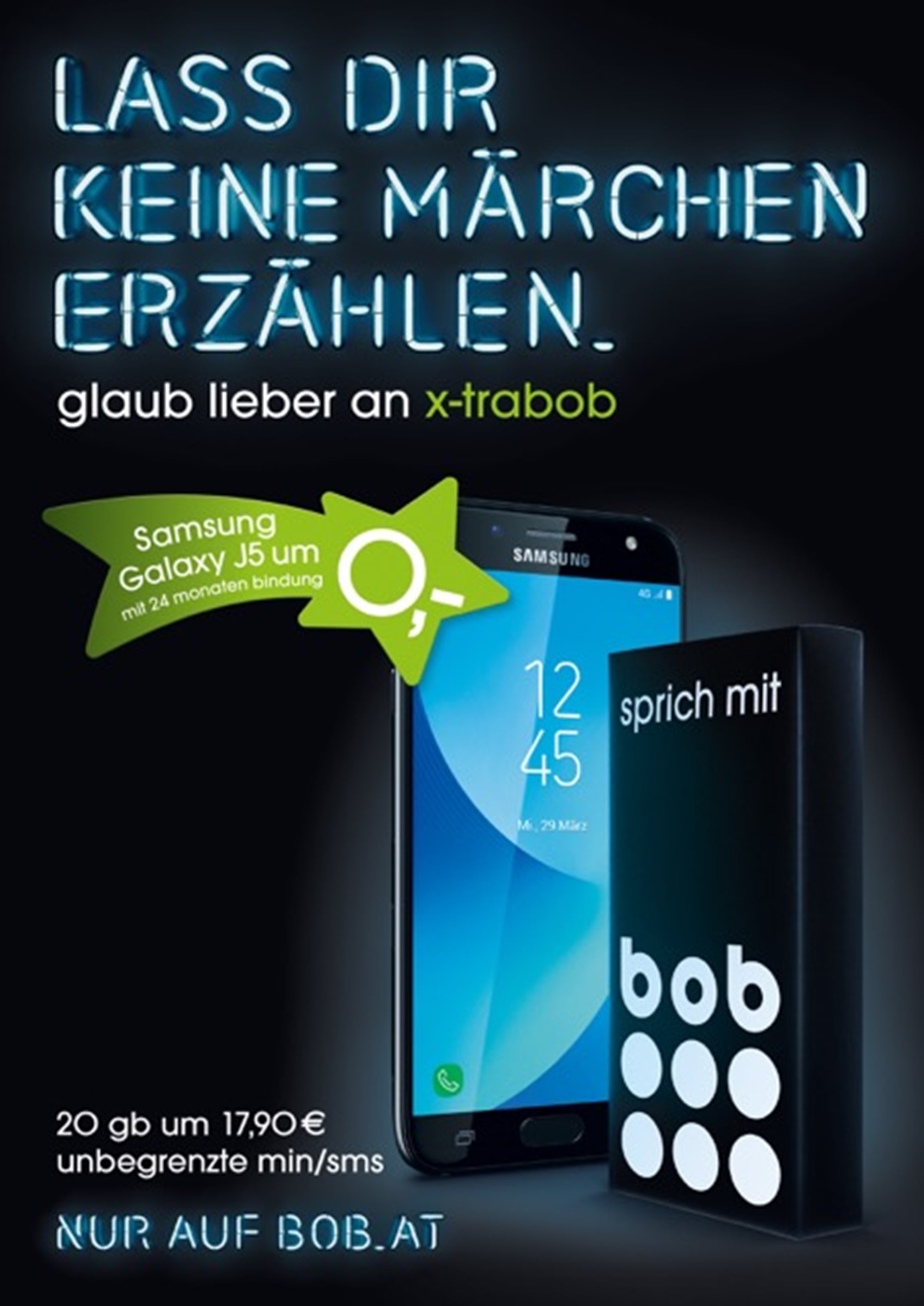 Ohne Märchen Weihnachtskampagne von Bob Werbung