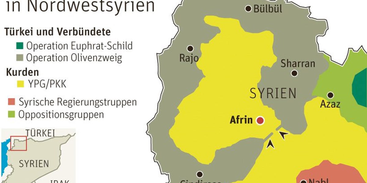 Turkei Schliesst Belagerungsring Um Syrische Stadt Afrin Syrien Derstandard At International