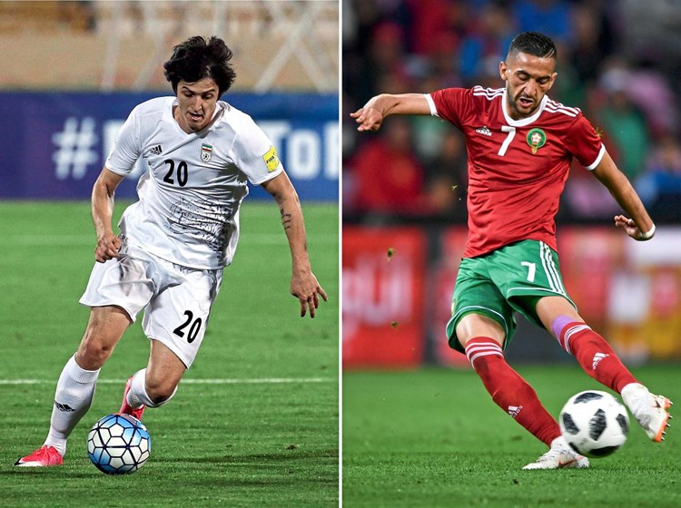 Marokko Iran Fussball
