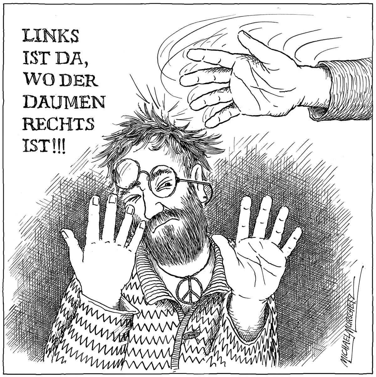 Die Linke ist es, die immer mehr Bürger nach "rechts" treibt, weil sie bei der Linken nicht mehr finden, was einst zum linken Selbstverständnis gehörte.
