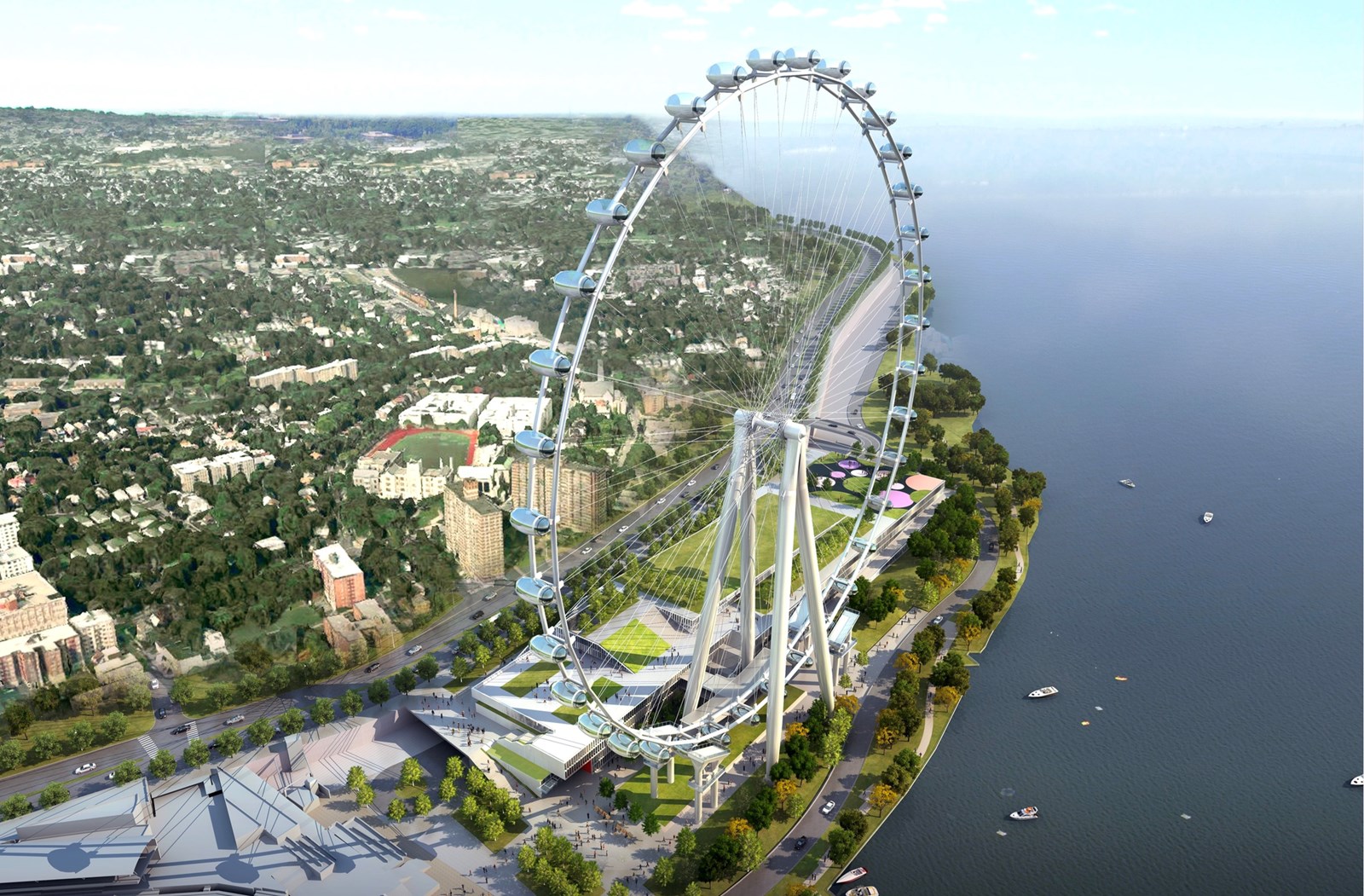 Pläne für größtes Riesenrad der Welt in New York geplatzt