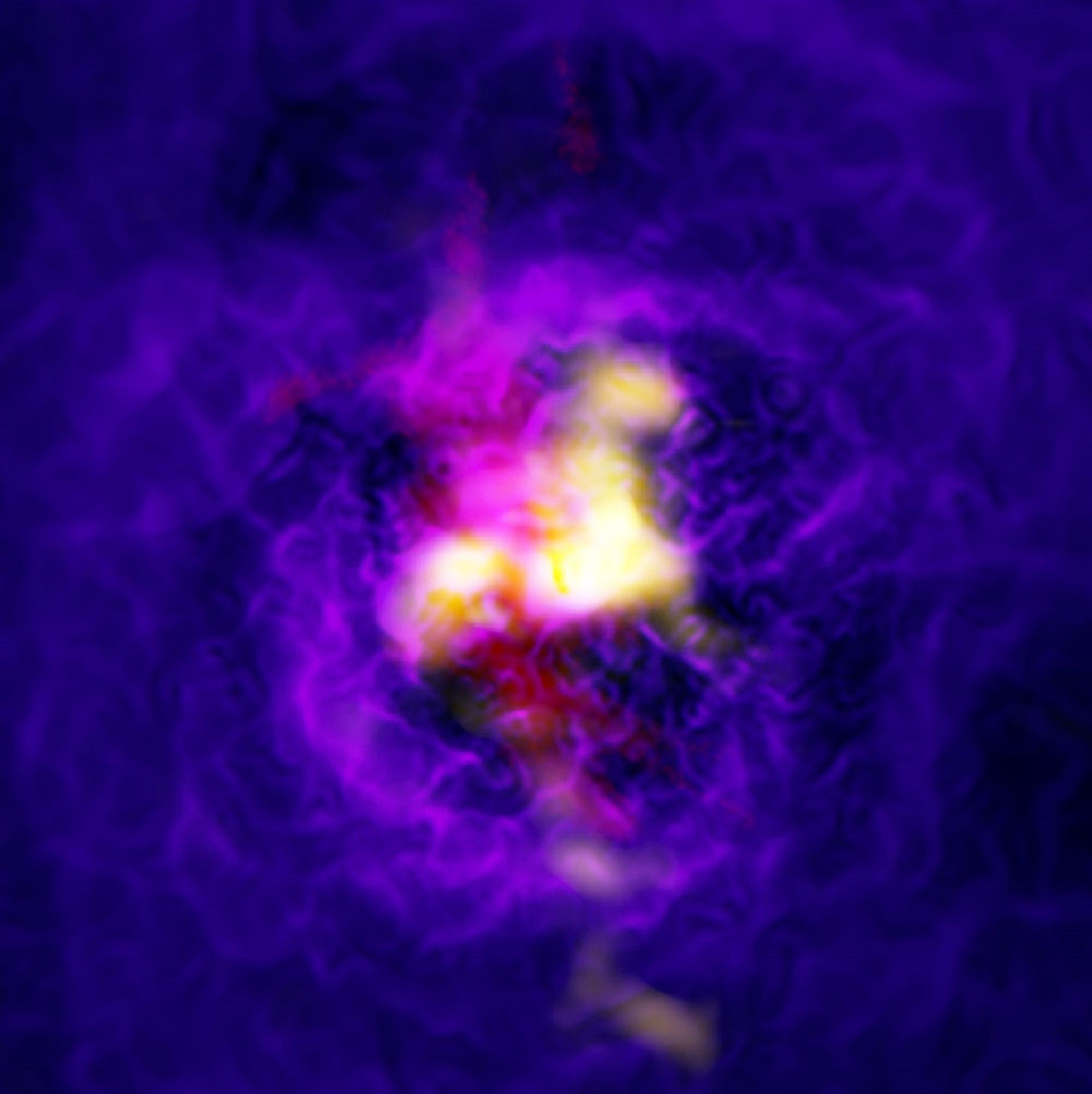 Astronomen entdecken gigantischen “Springbrunnen” in nahem Galaxienhaufen