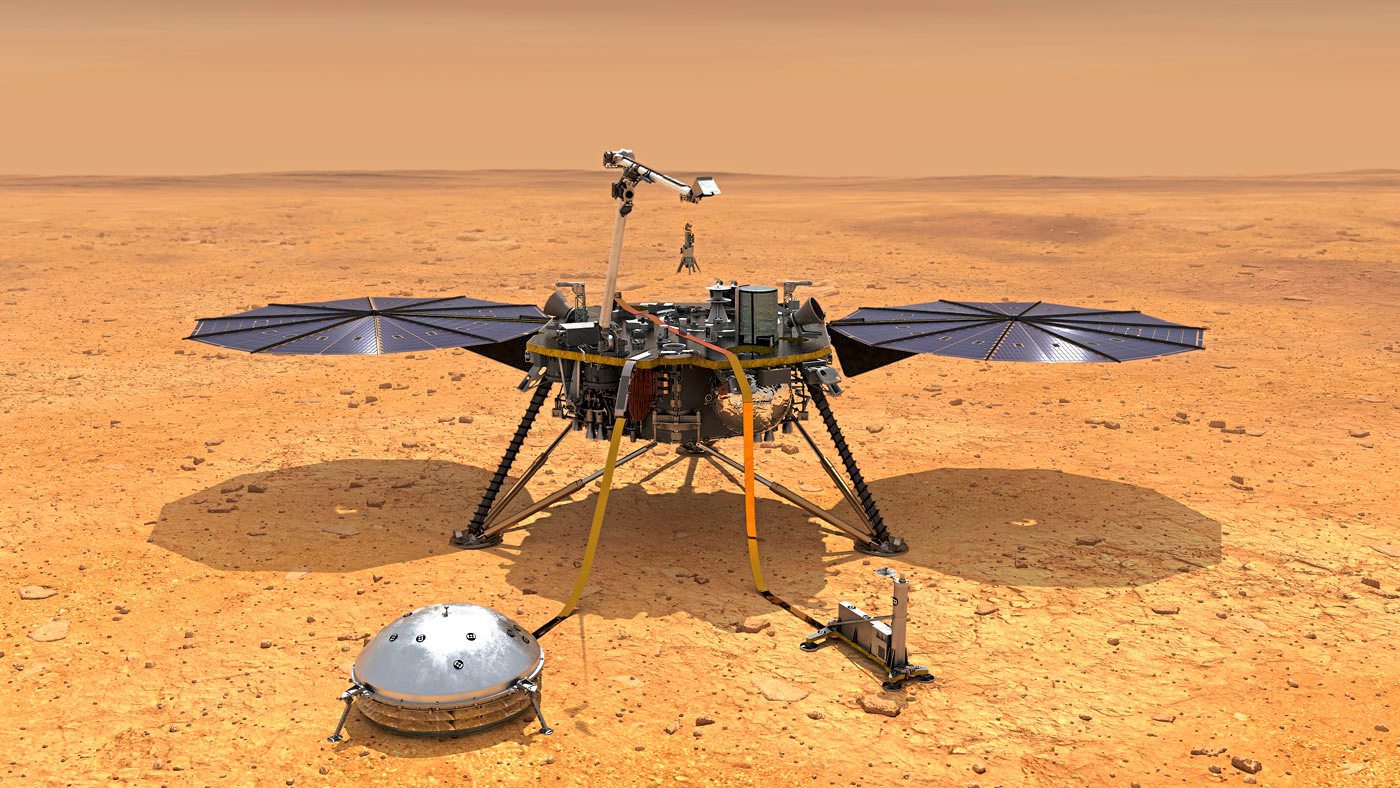 Nasa Sonde Insight Ist Erfolgreich Auf Dem Mars Gelandet Liveticker Astronomie