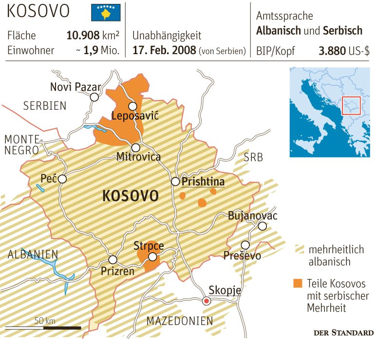 Bild zu: so ist die lage der serben im kosovo Kosovo sucht Verhandlungsteam für Dialog mit Serbien - Kosovo