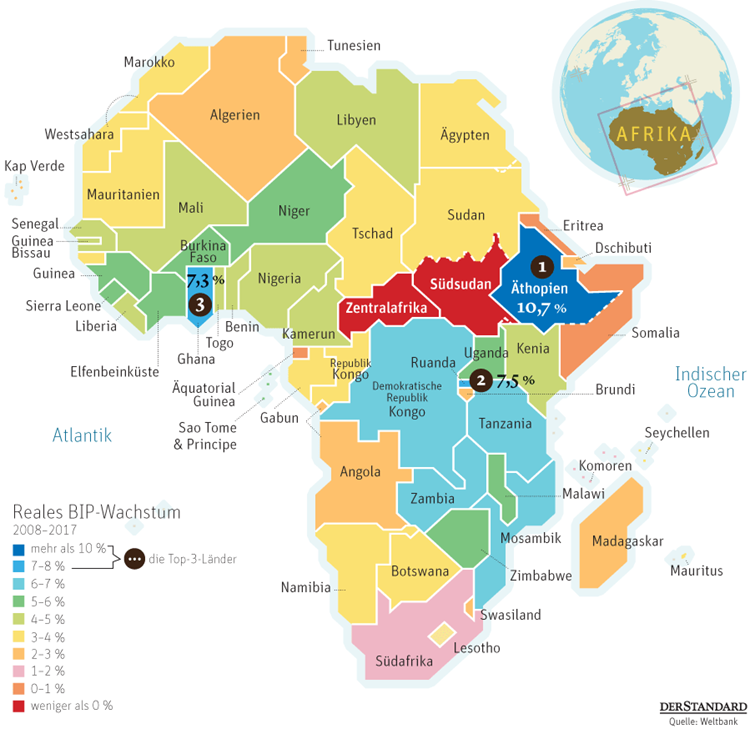Afrika Mausert Sich Von Vielen Unbemerkt Aussenwirtschaft Derstandard At Wirtschaft