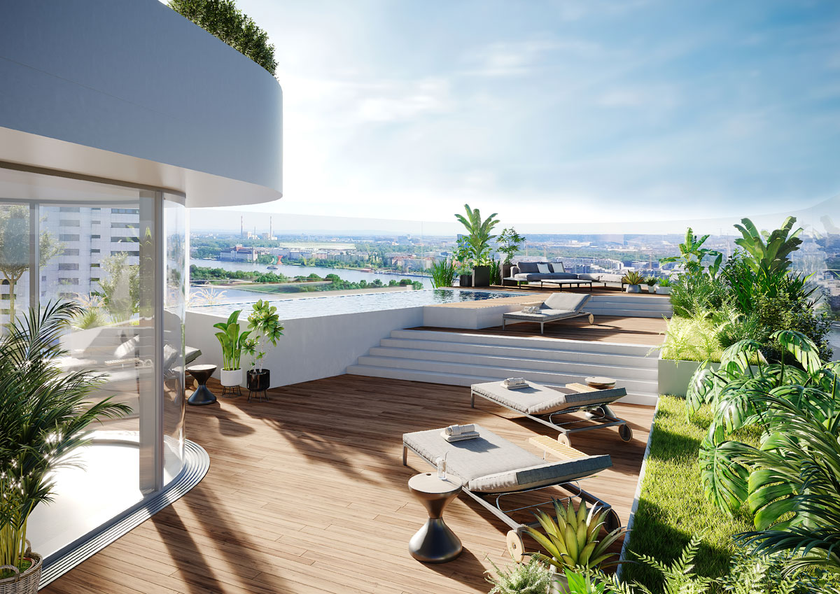 Bau der "Danube Flats" startet sieben Jahre nach Planungsbeginn