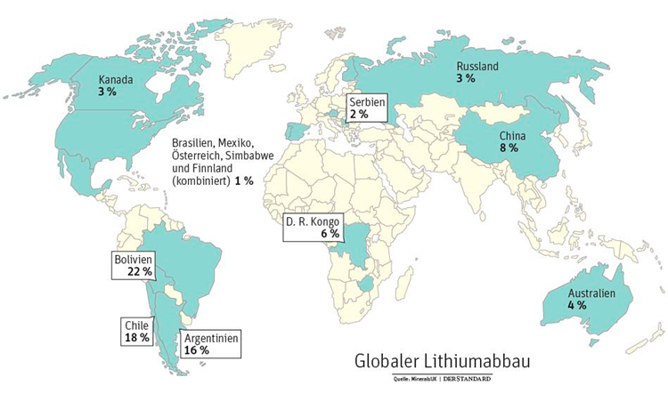 Lithium Rohstoffe Fur Die Elektromobilitat Forschung Spezial Derstandard At Wissenschaft
