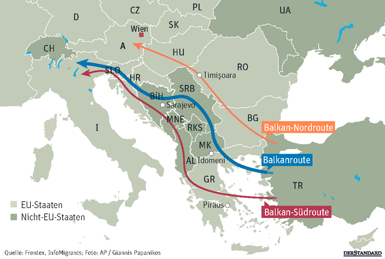 Balkanroute Kommt Der Fruhling Kommen Die Migranten Flucht Und Politik Derstandard At Panorama