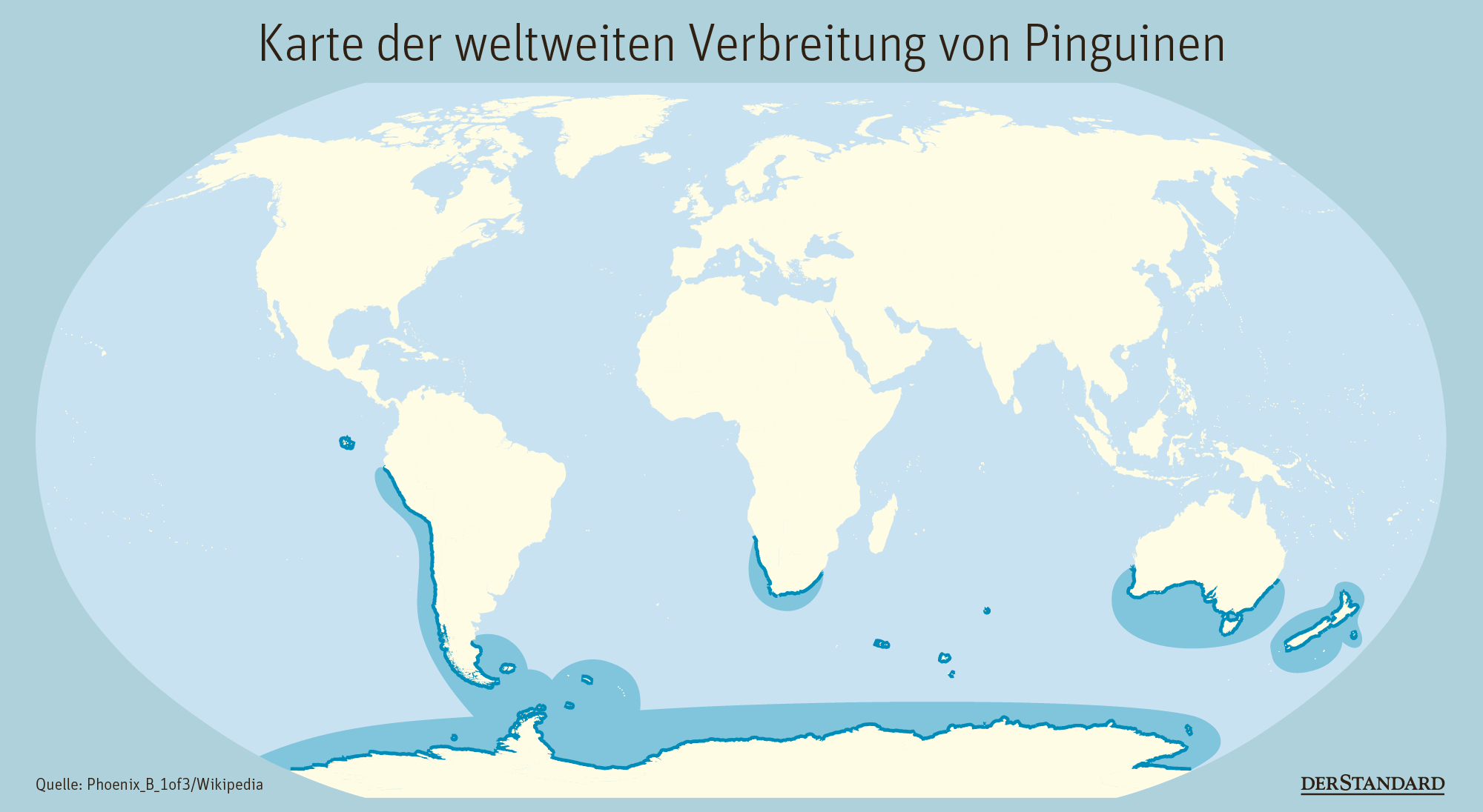 Wo leben Pinguine denn nun wirklich? - Gute Frage - derStandard.de Wo leben Pinguine denn nun wirklich? - Gute Frage - derStandard.de
