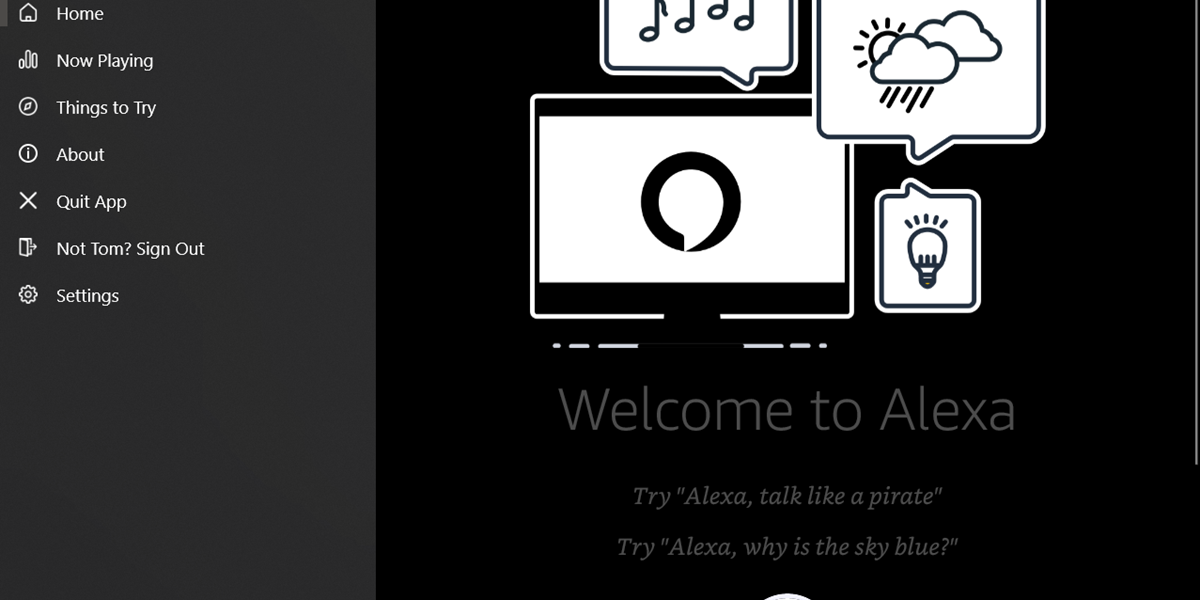 Windows 10 öffnet sich für Alexa