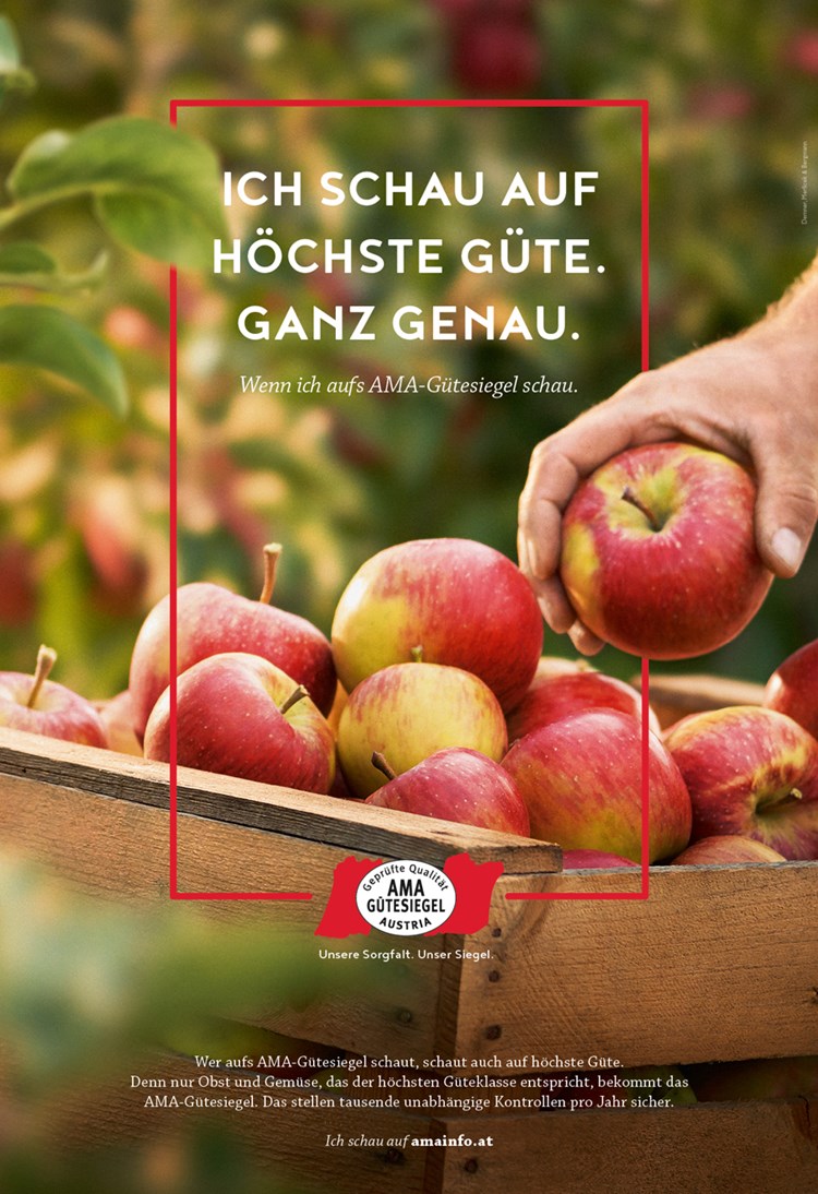 Ganz Genau Schauen Neue Kampagne Fur Das Ama Gutesiegel Werbung Derstandard At Etat