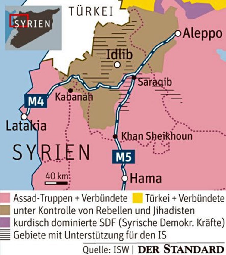 Syrische Armee Kontrolliert Die Strasse Zwischen Damaskus Und Aleppo Syrien Derstandard De International