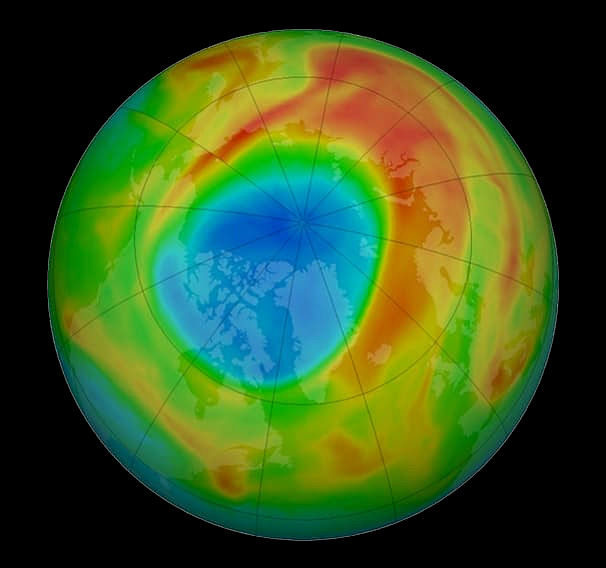 Rekord-Ozonloch über der Arktis hat sich wieder geschlossen - Natur Rekord-Ozonloch über der Arktis hat sich wieder geschlossen - Natur