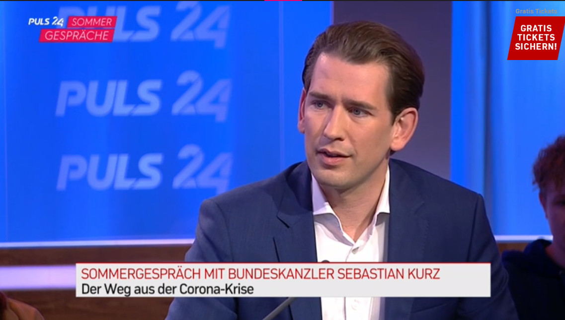 Kanzler Kurz Im Sommergesprach Auf Puls 4 Vom Nebel Der Klarheit Fernsehkritik Tv Tagebuch Derstandard At Etat