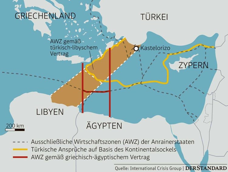 Warum Im Ostlichen Mittelmeer Die Kriegsgefahr Steigt Griechenland Derstandard At International