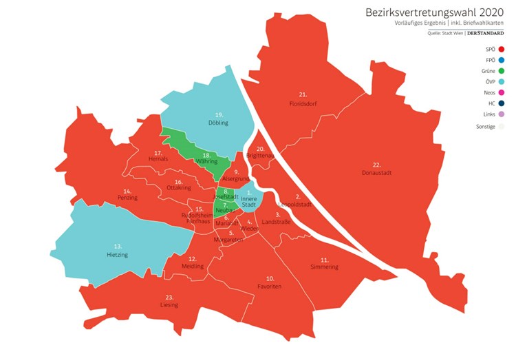 Wie nehmen Sie die Bezirksvertretung in Ihrem Bezirk wahr? - Wien