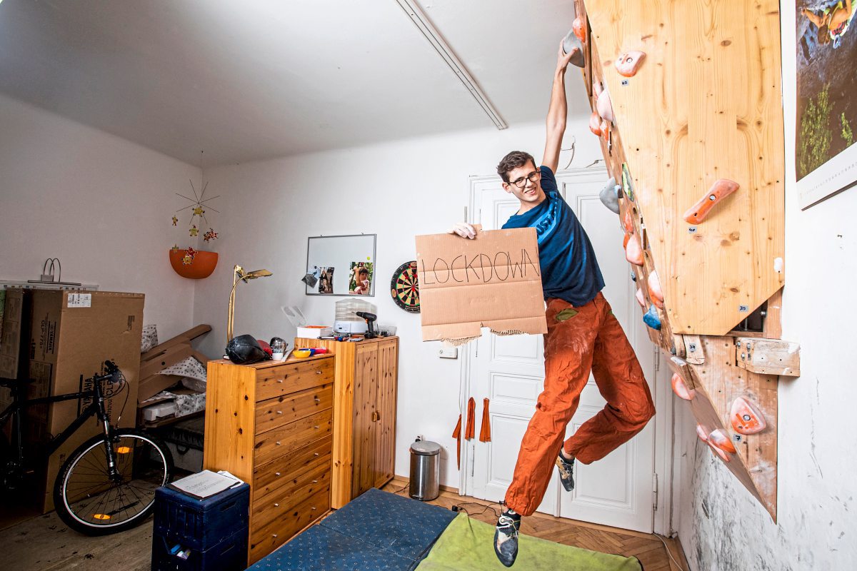 Danke, Lockdown! Klettern im Schlafzimmer und andere Corona-Hobbys