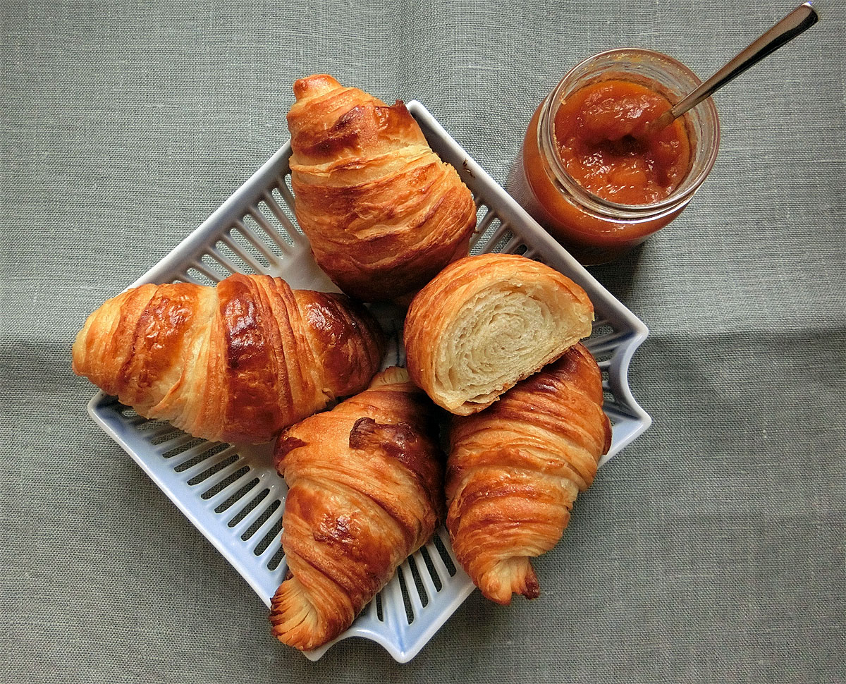 köstliche Buttercroissants