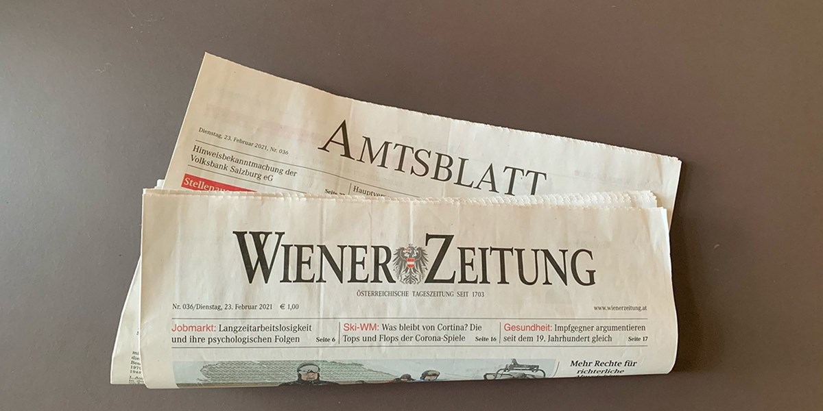 Kommunikationswissenschafter Rufen Regierung Zur Rettung Der Wiener Zeitung Auf Medien Derstandard De Kultur