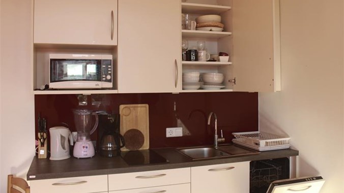 Voll ausgestattete Kitchenette