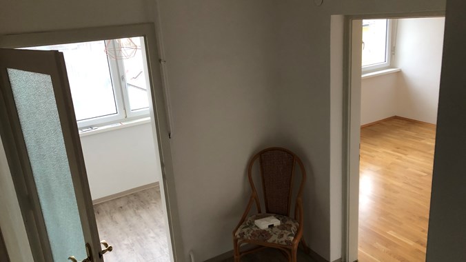Vorraum - Blick in Küche und Hauptzimmer